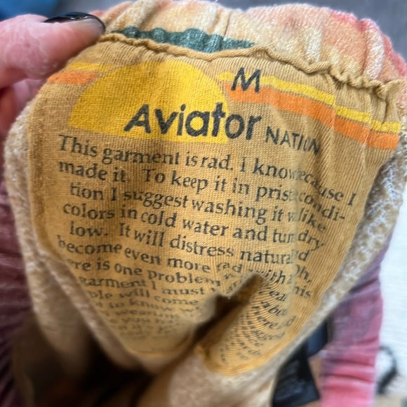 Aviator Nation Stripe Lightning Bolt Sweatpants - Picture 6 of 8